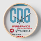 Horloge murale de Paris - Temps de déplacement (Recto)