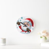 Horloge murale de Père Noël (Maison)