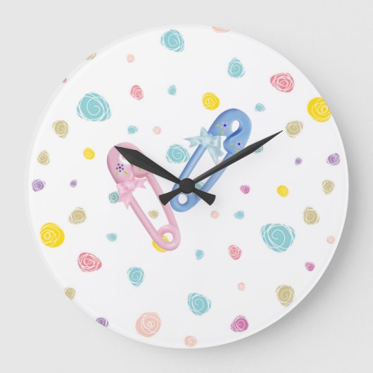Horloge murale de pièce de bébé (Recto)