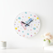 Horloge murale de pièce de bébé (Maison)