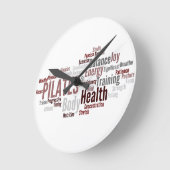 Horloge murale de PILATES (Angle)