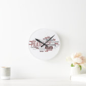 Horloge murale de PILATES (Maison)