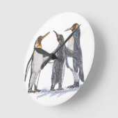 Horloge murale de pingouin (Angle)
