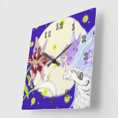 Horloge murale de Pixie Lune (Angle)