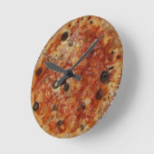 Horloge murale de pizza (Angle)