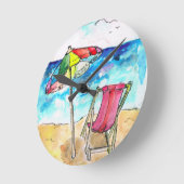 Horloge murale de plage (Angle)