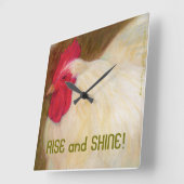 Horloge murale de poulet (Angle)