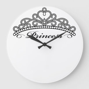 Horloge murale de princesse Tiara