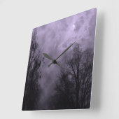 Horloge murale de purple ciel hanté (Angle)