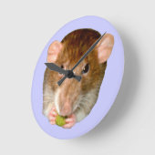 Horloge murale de rat affamé (Angle)