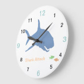 Horloge murale de requin (Angle)