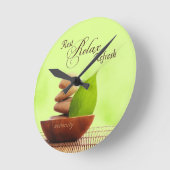 Horloge murale de retraite de spa (Angle)