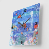 Horloge murale de rêve de tortue (Angle)