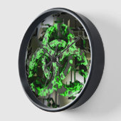 Horloge murale de risque biologique (Angle)