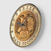 Horloge murale de rouble russe (Angle)