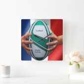 Horloge murale de rugby (Maison)