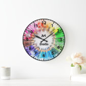 Horloge murale de salle de classe d'atelier d'art  (Maison)