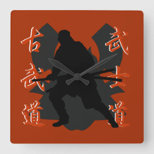 Horloge murale de Samurai