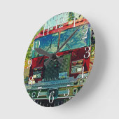 Horloge murale de sapeurs-pompiers du feu et de (Angle)