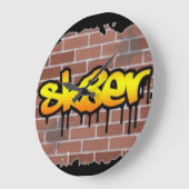 Horloge murale de Sk8er (Angle)