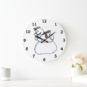 Horloge murale de Snowman (Maison)