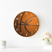 Horloge murale de sport de boule de basket-ball (Maison)