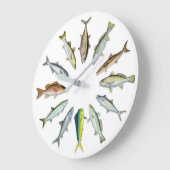 Horloge murale de Sportfish (Angle)