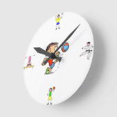 Horloge murale de sports (Angle)