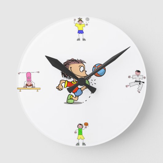 Horloge murale de sports (Recto)