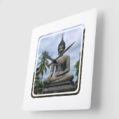 Horloge murale de statue de Bouddha (Angle)