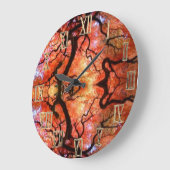 Horloge murale de style abstrait (Angle)