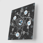 Horloge murale de symbole d'atome de geek de la (Angle)