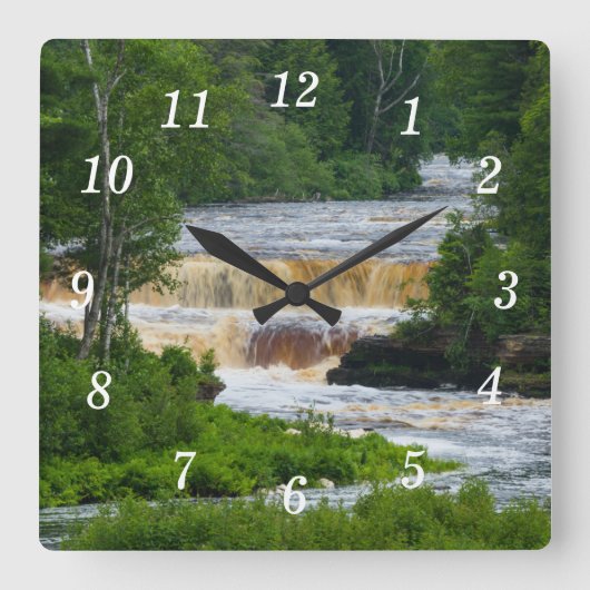 Horloge murale de Tahquamenon Lower Falls (Recto)