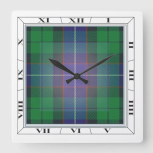 Horloge murale de tartan de Mitchell (et d'autres)