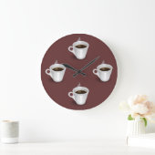 Horloge murale de temps de café (Maison)