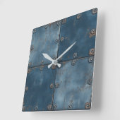 Horloge murale de texture métallique (Angle)