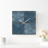 Horloge murale de texture métallique (Maison)