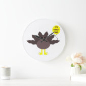 Horloge murale de Thanksgiving Turkey Time (Maison)