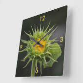 Horloge murale de Tournesol (Angle)