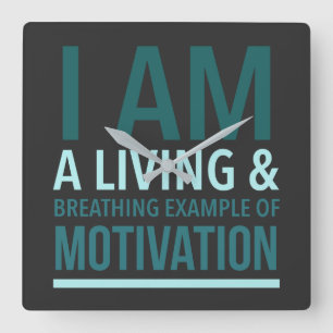 Horloge murale de typographie