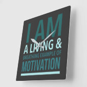 Horloge murale de typographie (Angle)