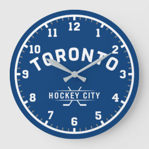 Horloge murale de ville d'hockey de Toronto grande