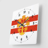 Horloge murale de Westmorland Square (Angle)