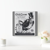 Horloge murale de Whiskey Old Crow (Maison)