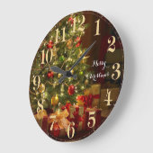 Horloge murale de Xmas (Angle)