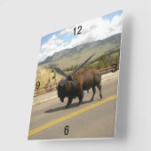 Horloge murale de Yellowstone (Angle)