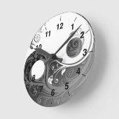 Horloge murale de Yin yang (Angle)