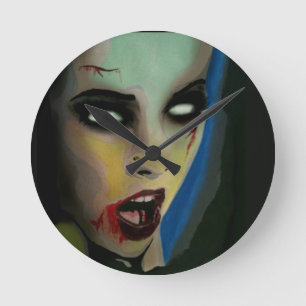 Horloge murale de zombi