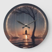 horloge murale, décoration de maison, décor de bur (Recto)