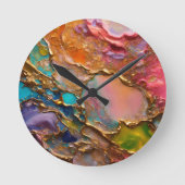 Horloge murale décorative - Design unique pour viv (Recto)